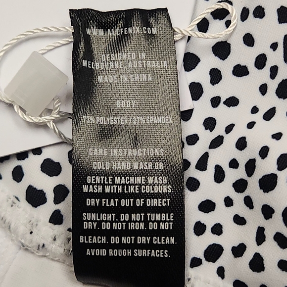 Allfenix White And Black Montana 7/8 Leggings Size S - Picture 8 of 16